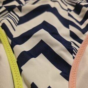 Navy and White Chevron Bikini Bottom